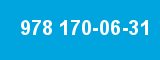 978 170-06-31 978 170-06-31